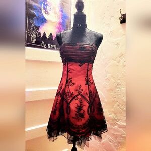 Gothic Glam Cocktail Dress